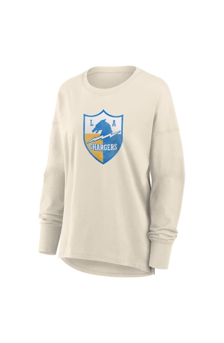FANATICS Women
s Fanatics Cream Los Angeles Chargers Dove Legacy Long Sleeve T-Shirt, Alternate, color, Cream