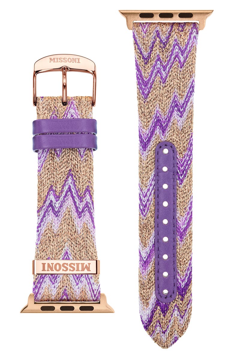 Missoni Zigzag 24mm Textile Apple Watch<sup>®</sup> Watchband, Main, color,
