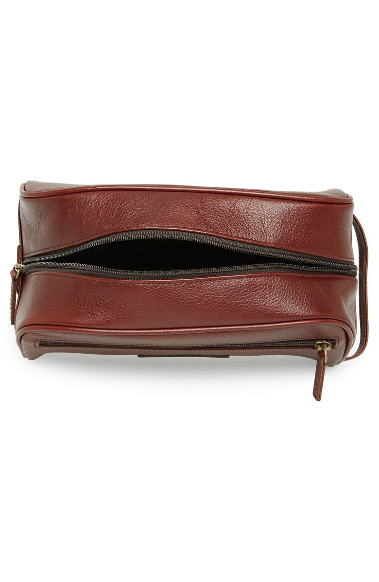 Barbour Leather Travel Kit, Alternate, color,