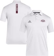 adidas Men's adidas White Mississippi State Bulldogs Coaches Polo
