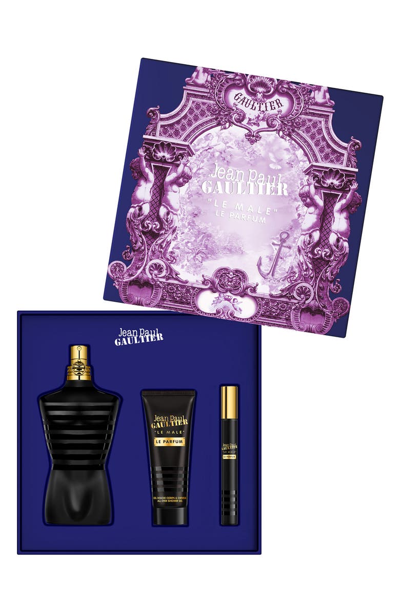 Jean Paul Gaultier Le Male Le Parfum 3-Piece Gift Set $193 Value, Alternate, color, 