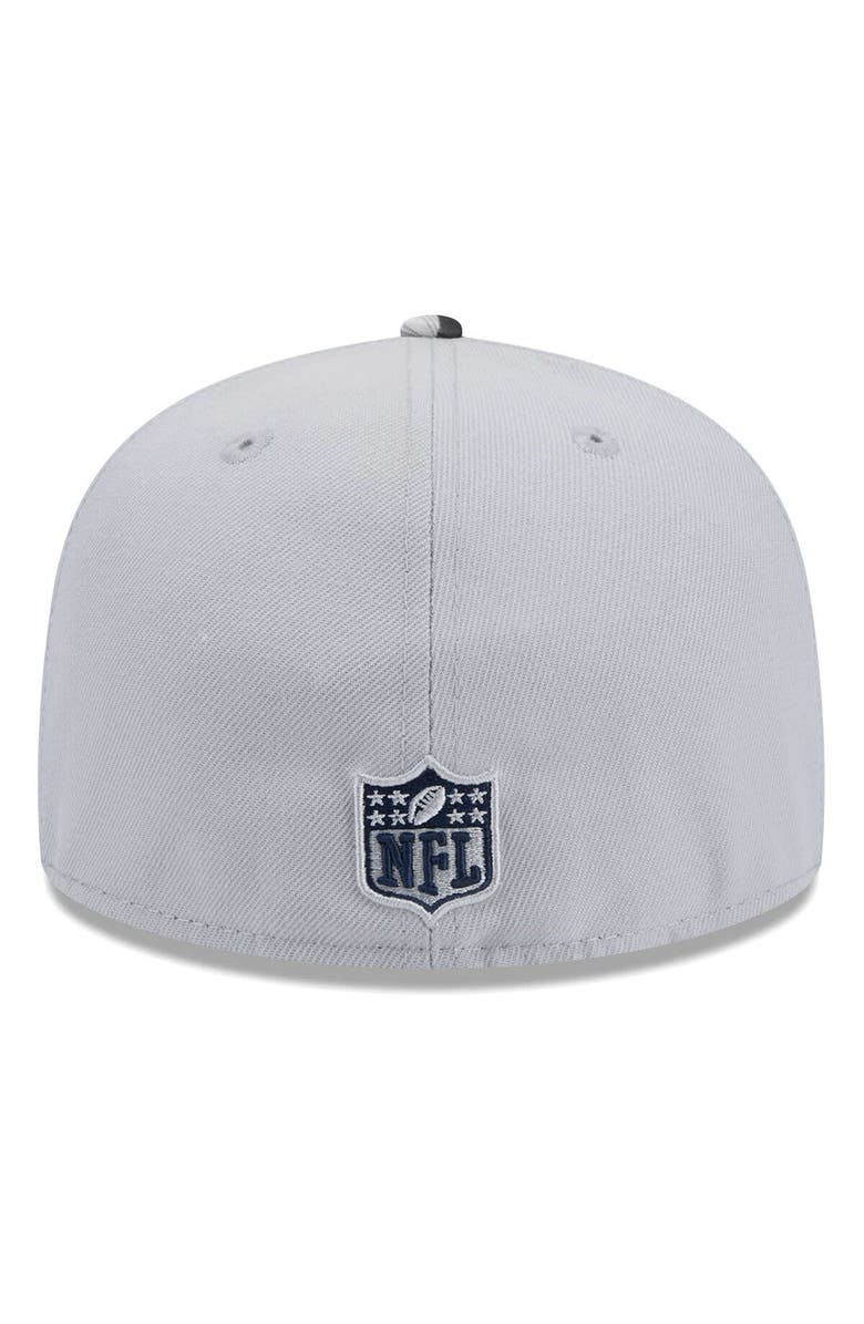 New Era Men's New Era Gray Dallas Cowboys Active Camo 59FIFTY Fitted Hat, Alternate, color, 