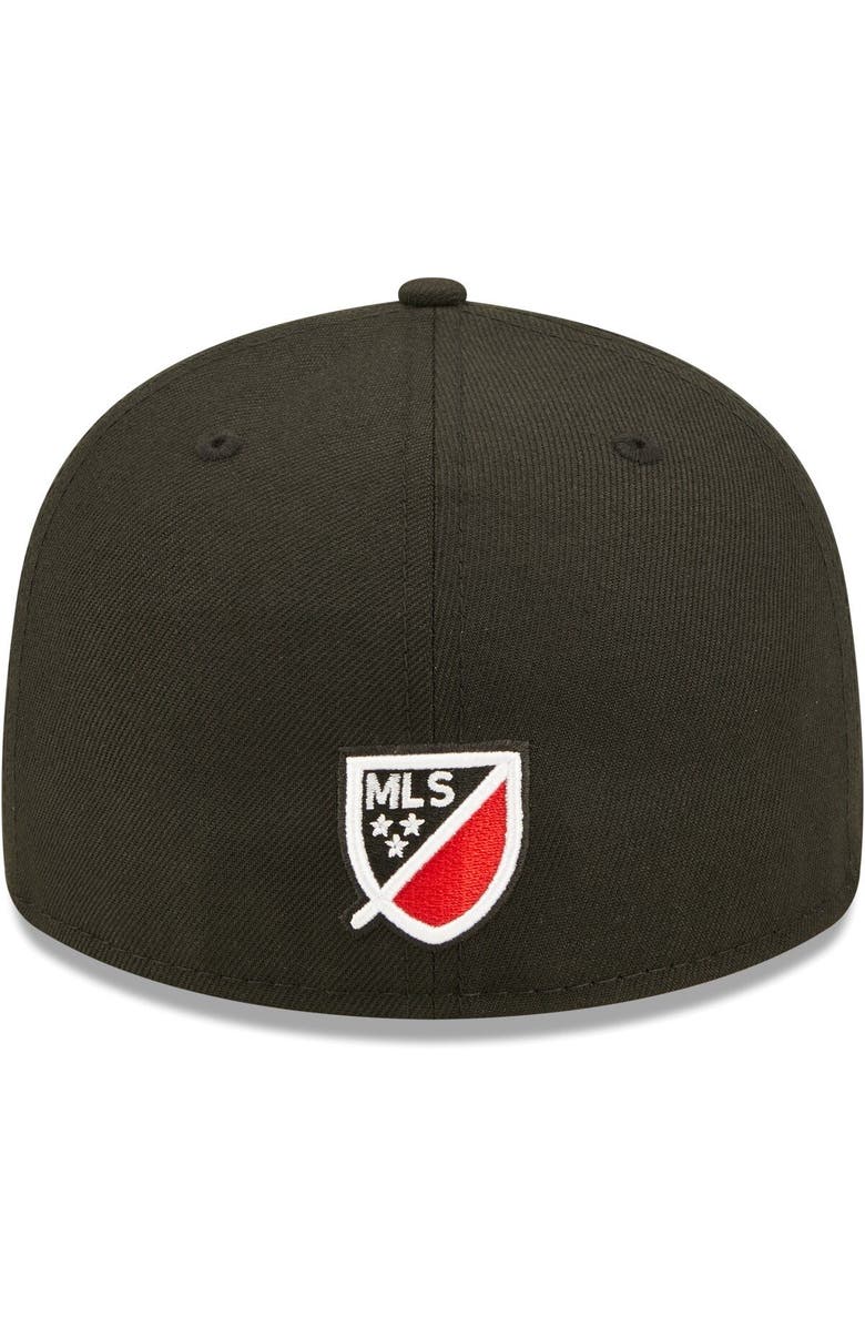 New Era Men's New Era Black D.C. United Primary Logo Low Profile 59FIFTY Fitted Hat, Alternate, color, 