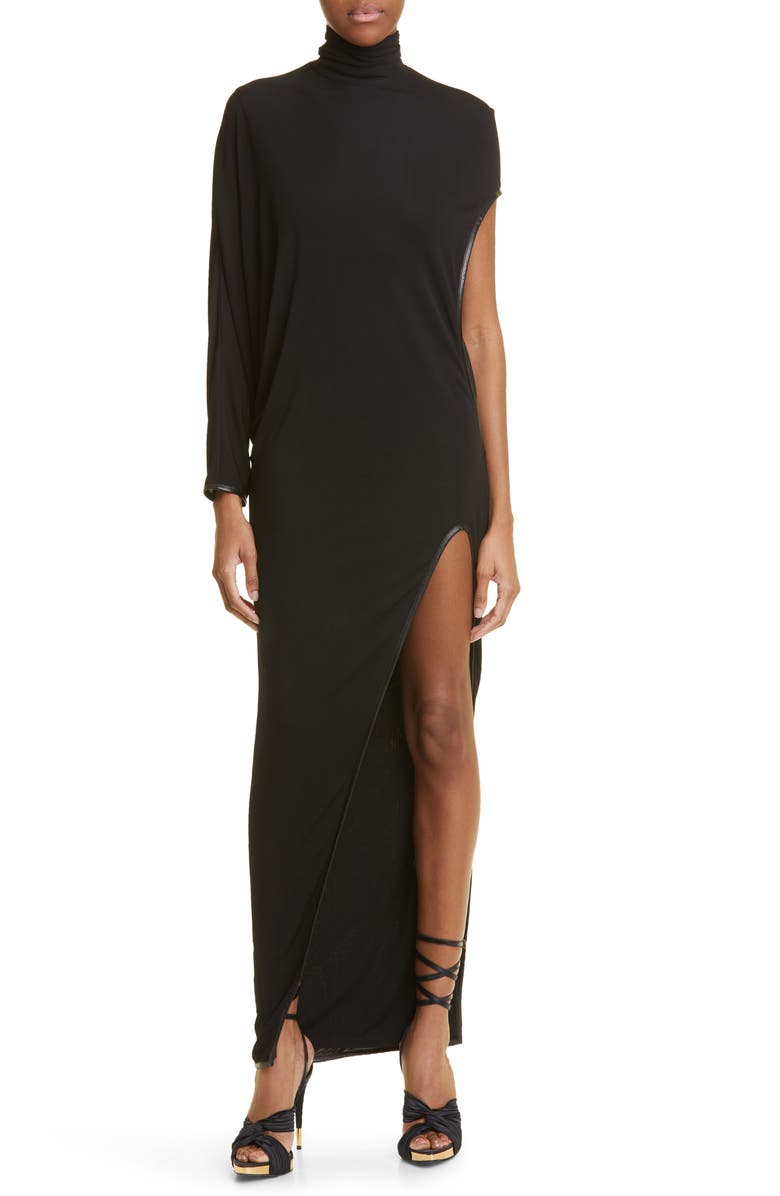 TOM FORD Cutout Crepe Jersey Dress, Main, color,