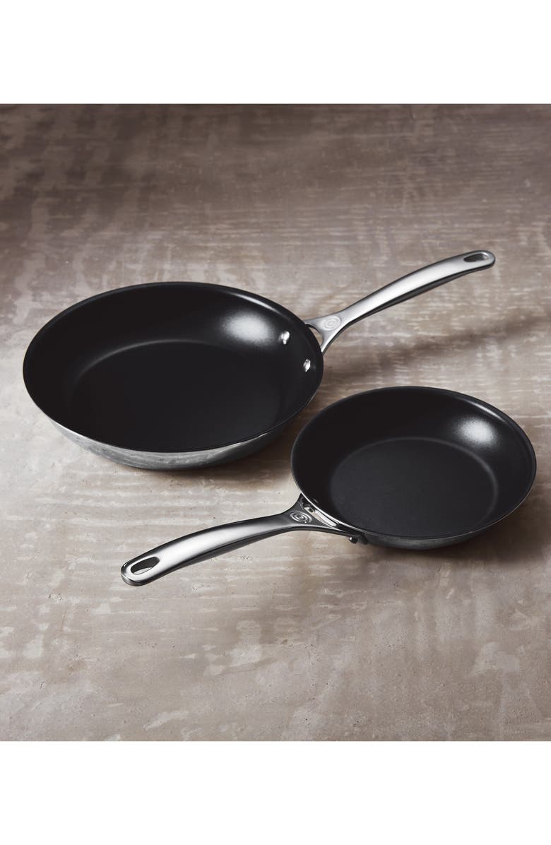 Le Creuset Set of 2 Nonstick Stainless Steel Fry Pans, Alternate, color,