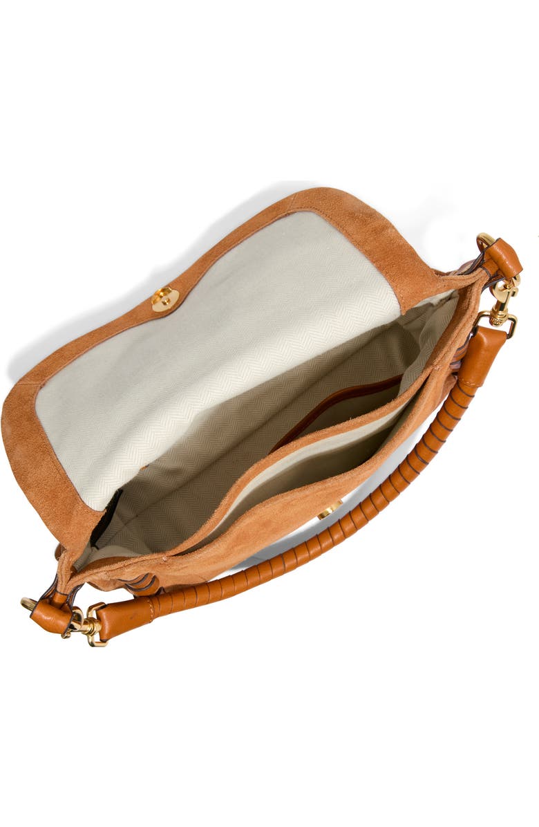 AIMEE Zen Convertible Crossbody, Alternate, color, Rustic Caramel Suede