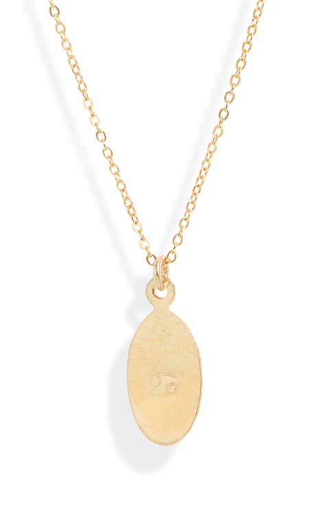 Zodiac Horoscope Pendant Necklace