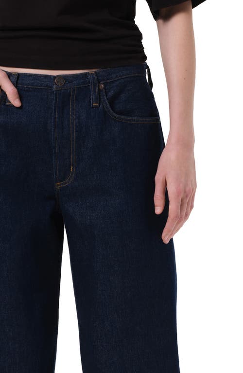 Agolde Kiera Low Rise Wide Leg Jeans In Blue