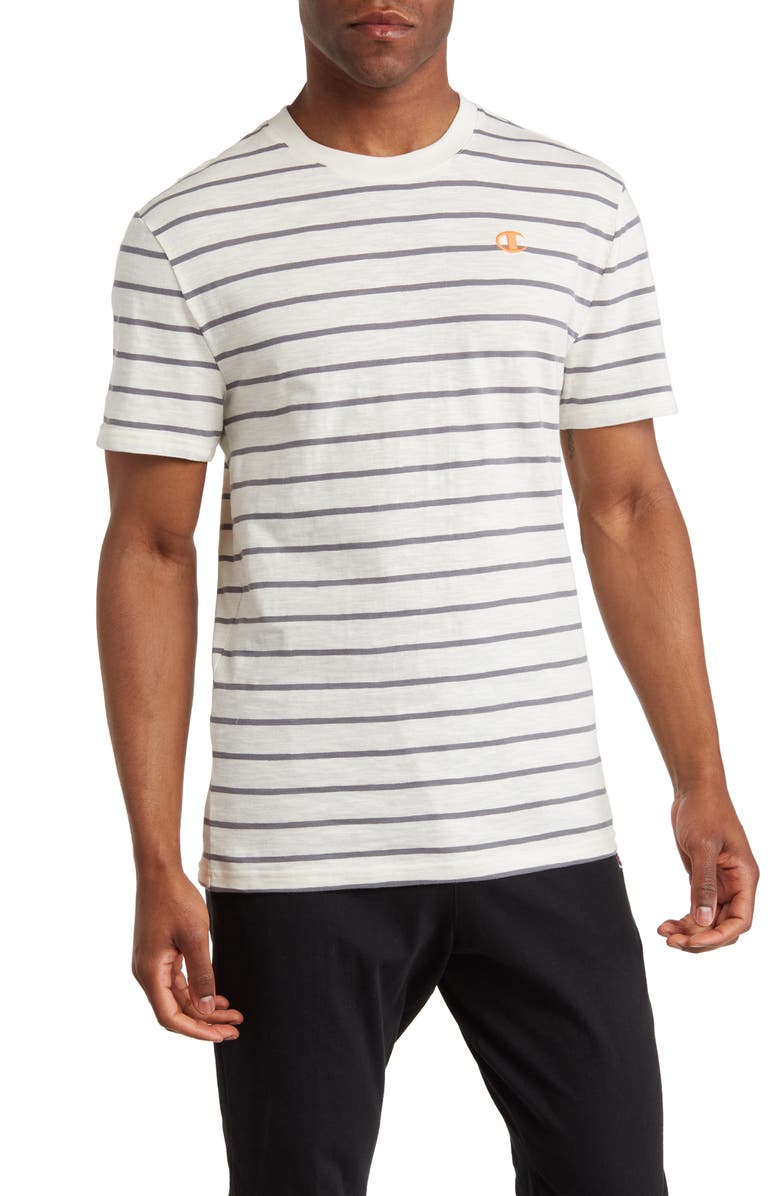 Champion Classic Stripe Slub T-Shirt, Main, color,