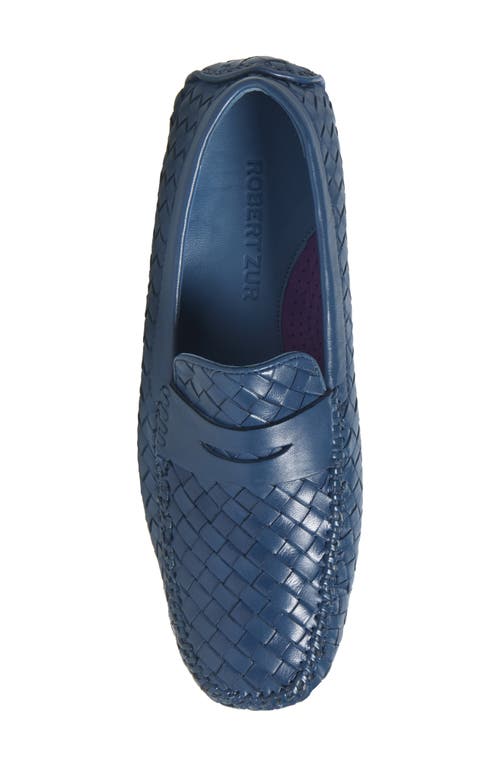 Robert Zur 'san Tropez' Penny Loafer In Ocean