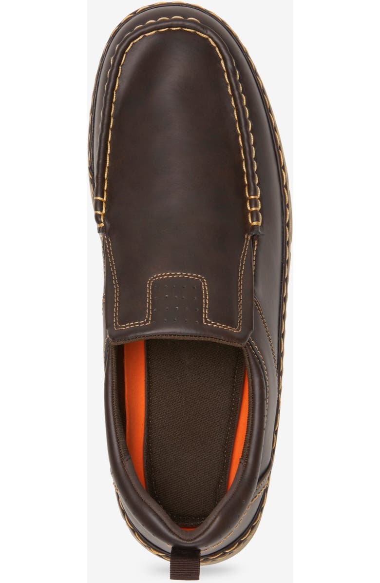 KingSize Casual Leather Slip On, Alternate, color, Brown