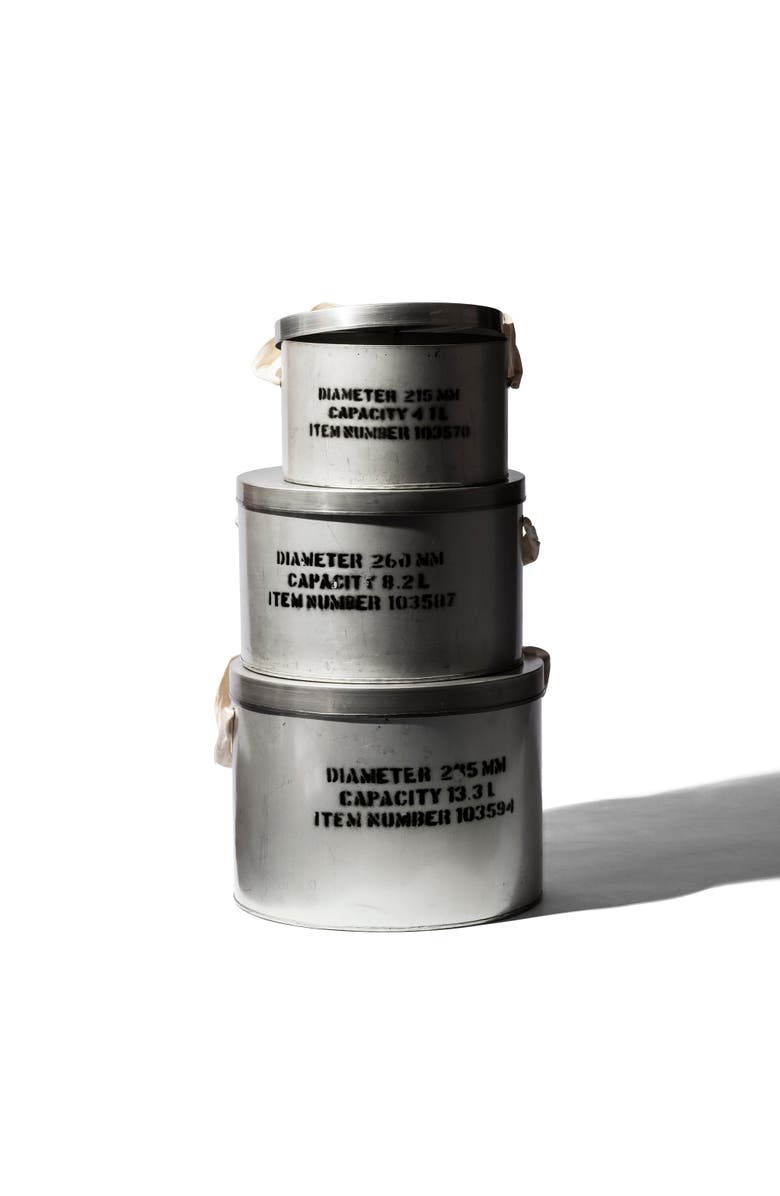 PUEBCO Steel Hat Box, Main, color, Natural