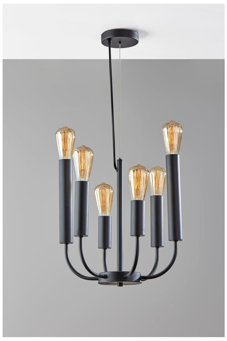 Rory Pendant Light, Alternate, color, BLACK