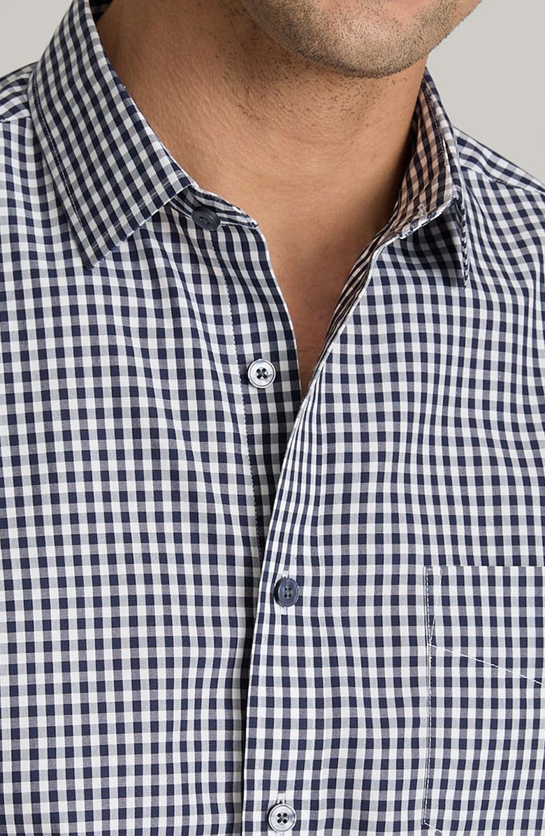 UNTUCKit Lawrence Gingham Wrinkle Free Cotton Button-Up Shirt, Alternate, color, 