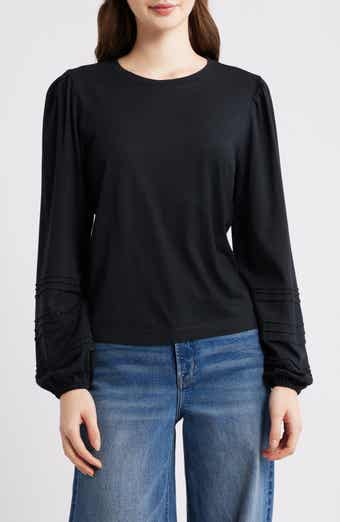 Cyrano Pintuck Jersey Top