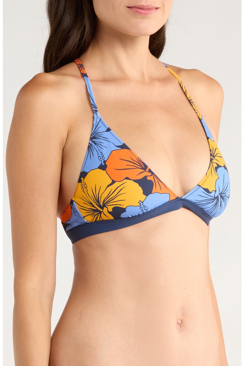 Surf Sport Reversible Triangle Bikini Top, Alternate, color, NAVY COMBO
