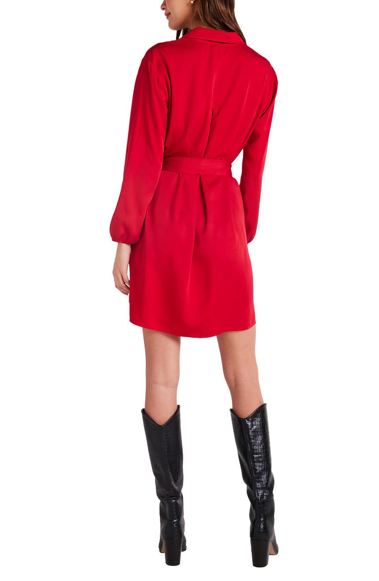 Bella Dahl Belted Long Sleeve Shirtdress, Alternate, color, 