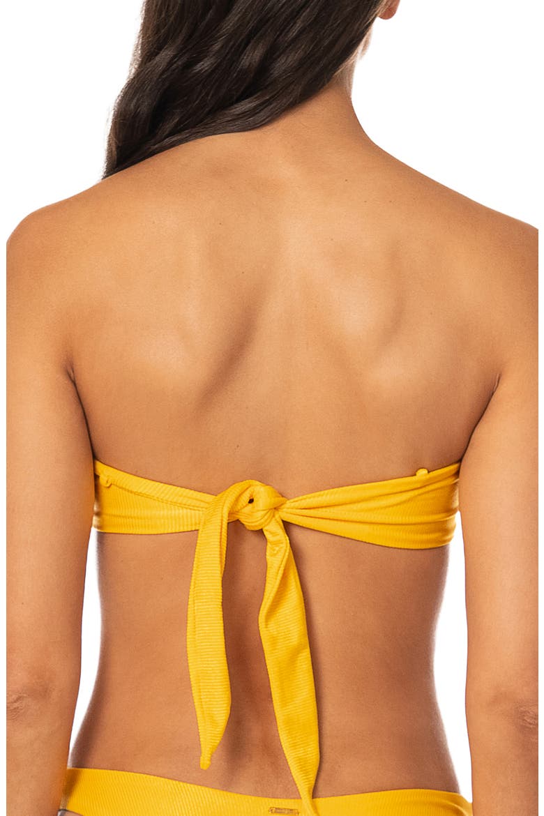 Sunbeam Sorbet Daelia Reversible Bikini Top, Alternate, color, YELLOW