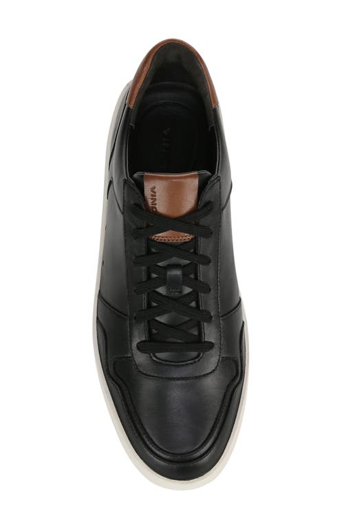 Vince Peyton Sneaker In Black/elmwood