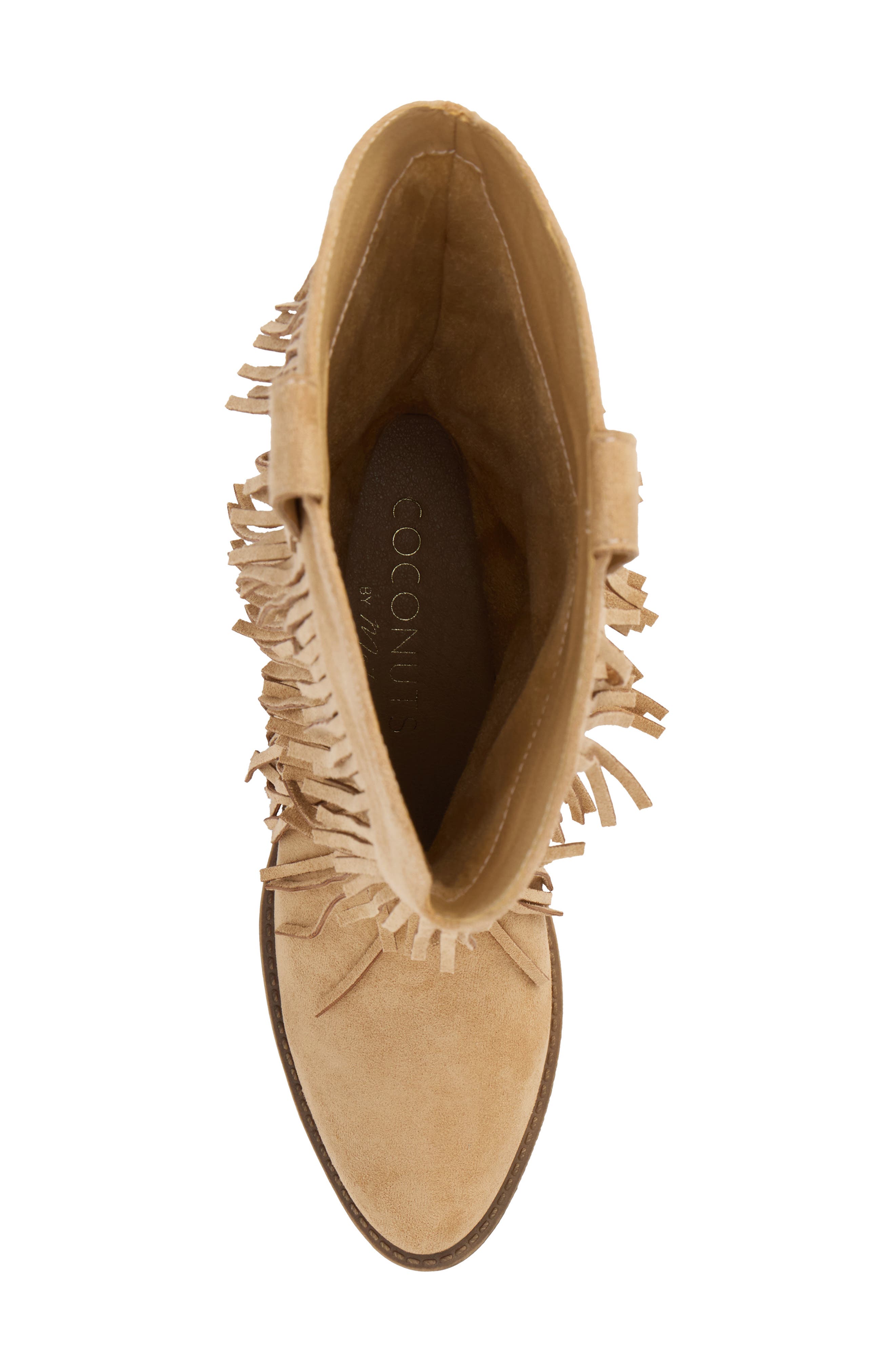 Saloon Fringe Boot, Alternate, color, NATURAL
