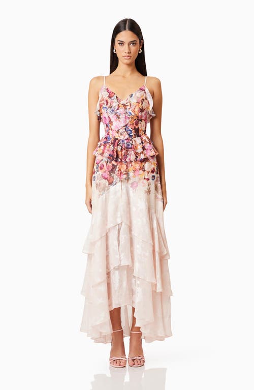 Elliatt Perla Floral Tiered Maxi Dress In Multi