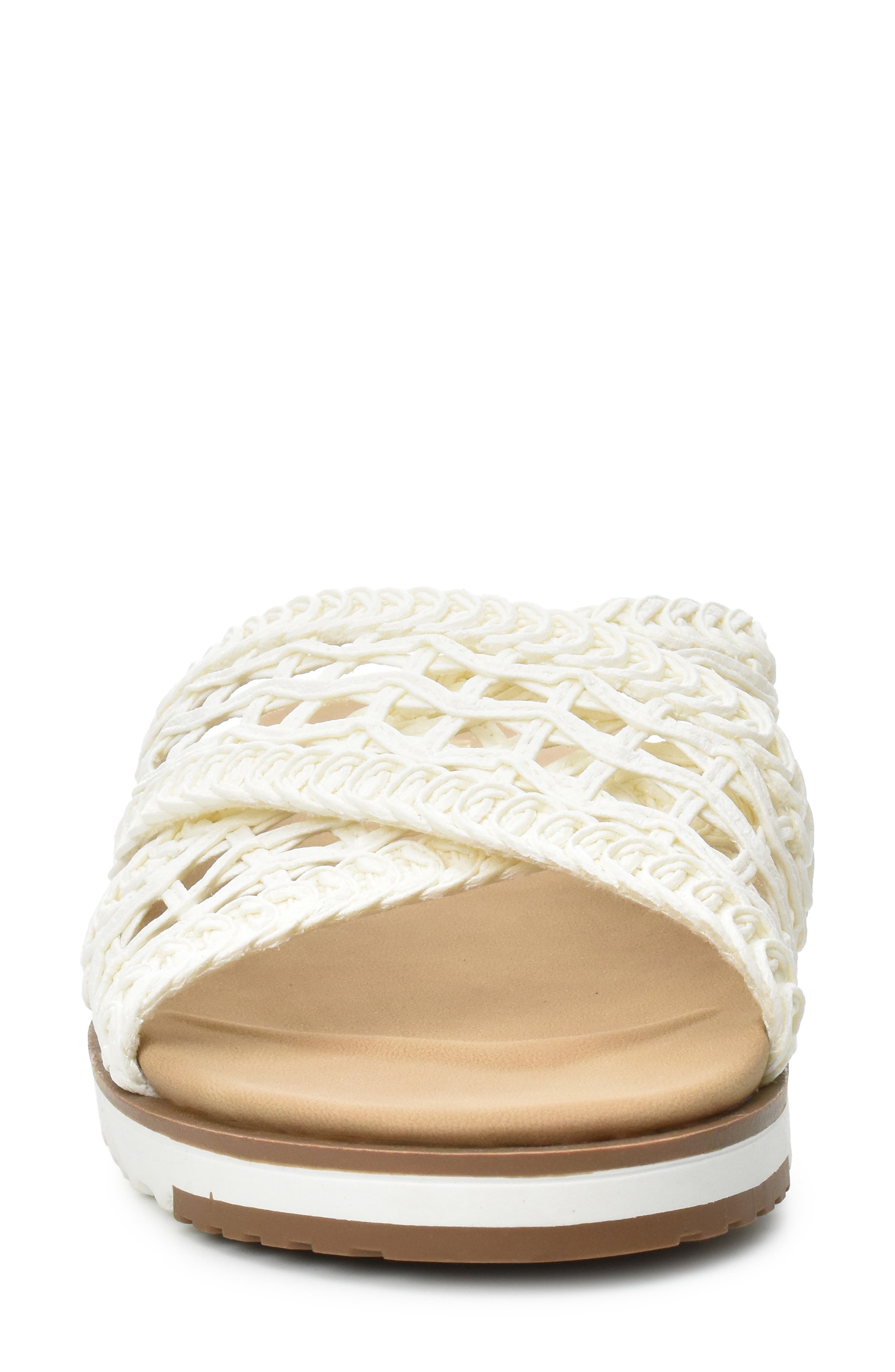 Catherine Catherine Malandrino Nettie Woven Slide Sandal, Alternate, color, 