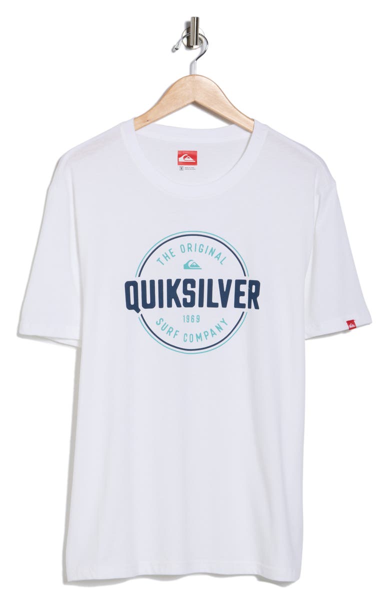 Quiksilver Logo Graphic T-Shirt, Alternate, color, White