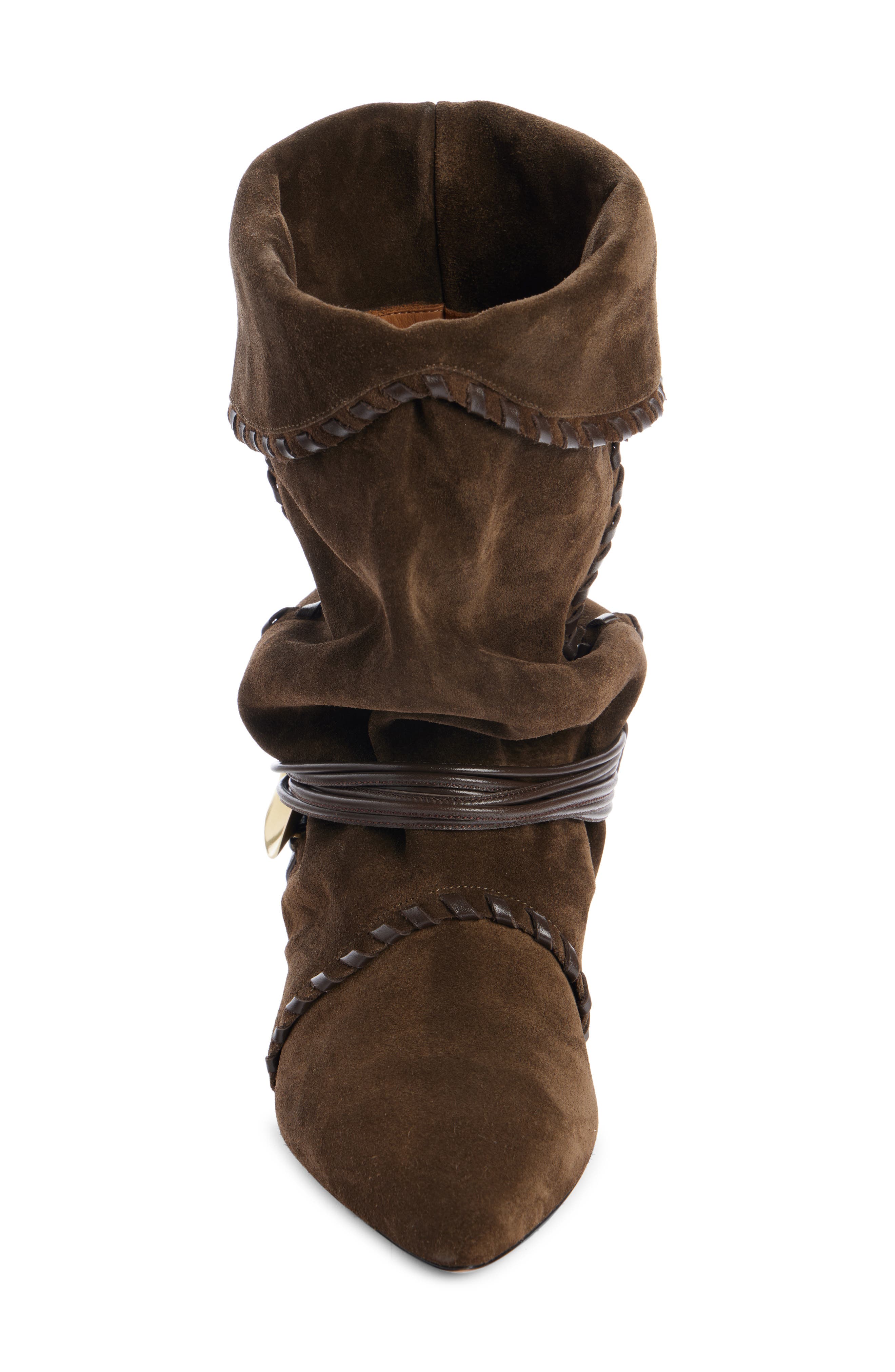 Isabel Marant Edrika Pointed Toe Bootie, Alternate, color, 