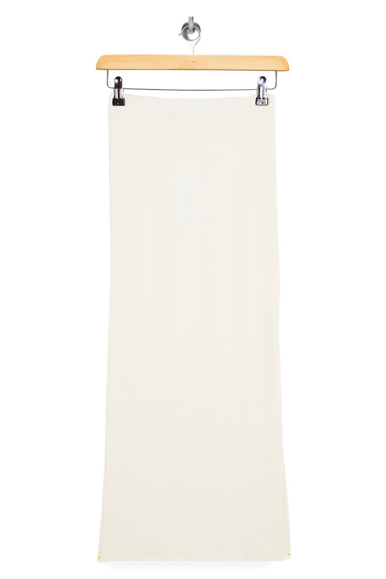 Fluffy Ribbed Midi Skirt, Main, color, CREAM