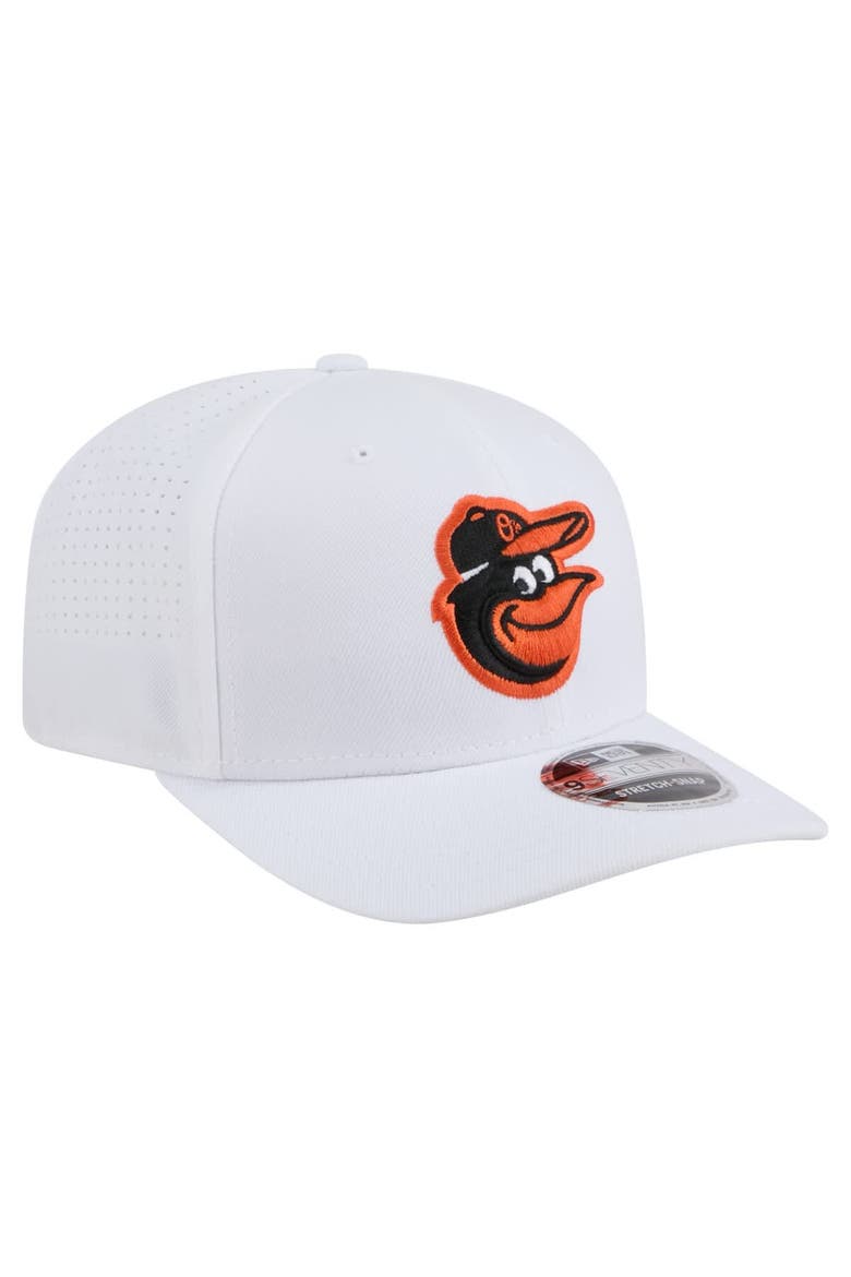 Men's New Era White Baltimore Orioles COOLERA 9SEVENTY Adjustable Hat, Alternate, color, White