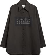 MM6 Maison Margiela Numeric Motif Button-Up Shirt