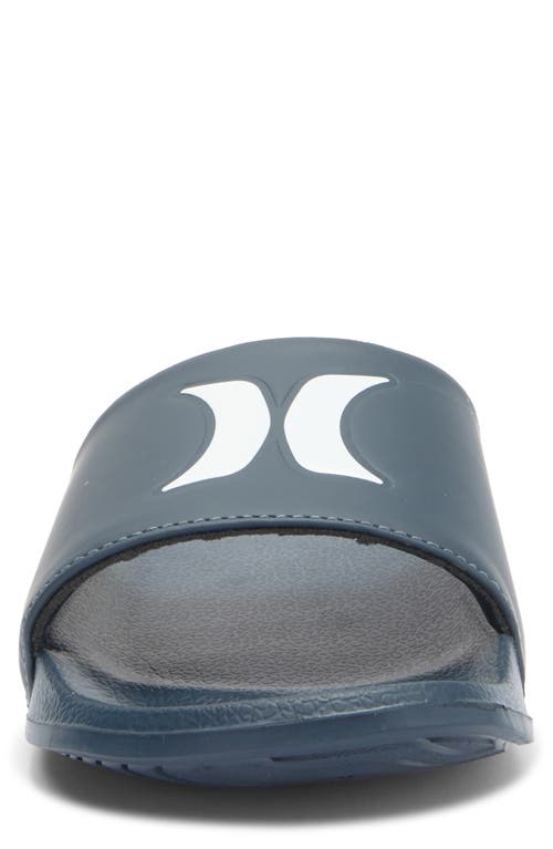 Hurley Logo Slide Sandal In Green