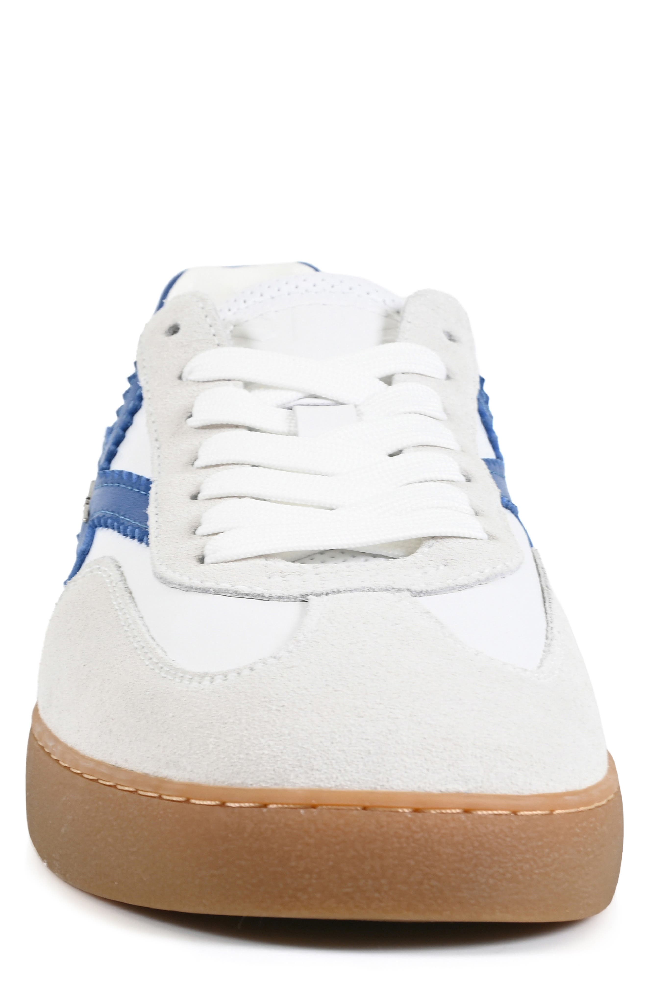 Low Top Sneakers, Alternate, color, WHITE/ BLUETTE
