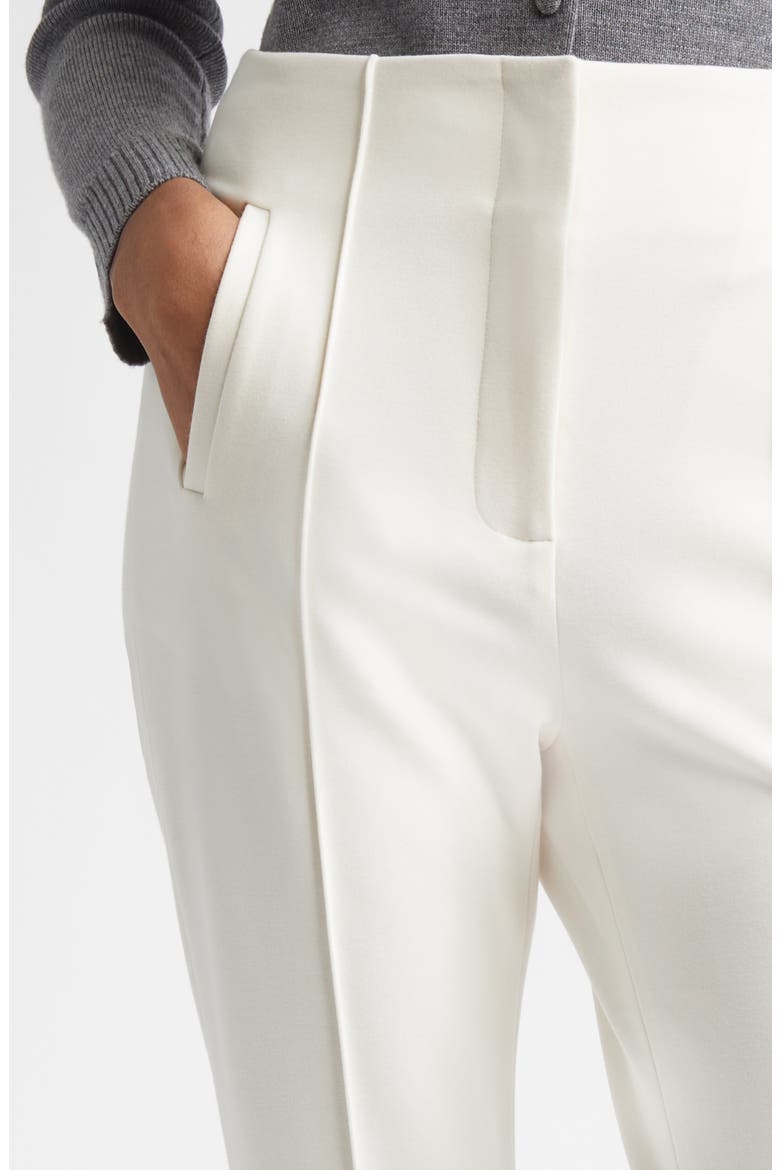 Kean Pintuck Pleat Crop Pants, Alternate, color, DOVE