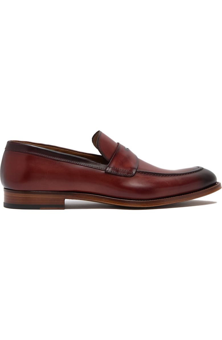 ANTONIO MAURIZI Leather Penny Loafer, Alternate, color,