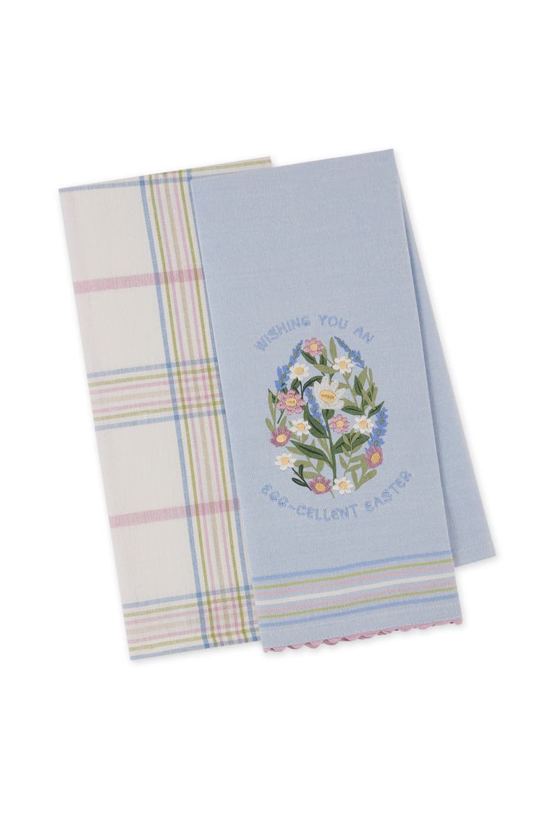 Egg-cellent Easter Dishtowel Set of 2, Main, color, Egg-cellent