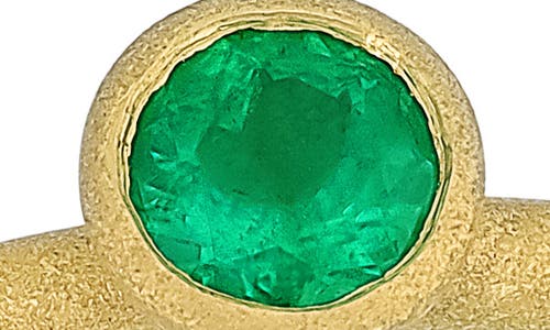 Bony Levy El Mar 18k Gold Emerald Stackable Ring In Gold