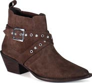 Diba True FUNKY TUNE Suede Studded Ankle Bootie