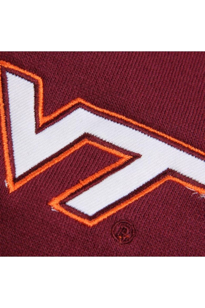 Women's Stadium Athletic Maroon Virginia Tech Hokies Arched Name Full-Zip Hoodie, Alternate, color, Maroon