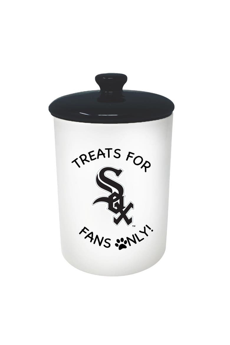 Chicago White Sox Pet Treat Canister, Main, color, White