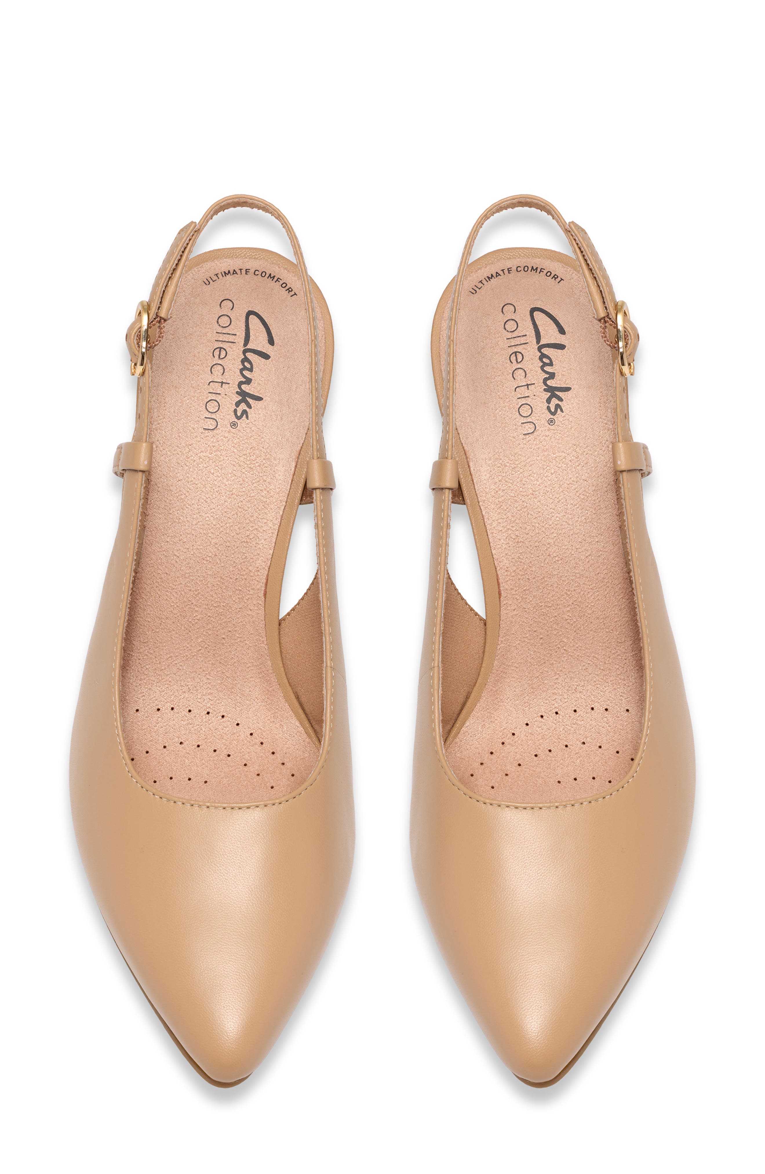 Kacelyn Slingback Pump, Alternate, color, BEIGE LEATHER