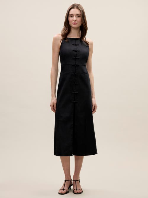 REBECCA TAYLOR REBECCA TAYLOR BEATRICE STRETCH LINEN DRESS