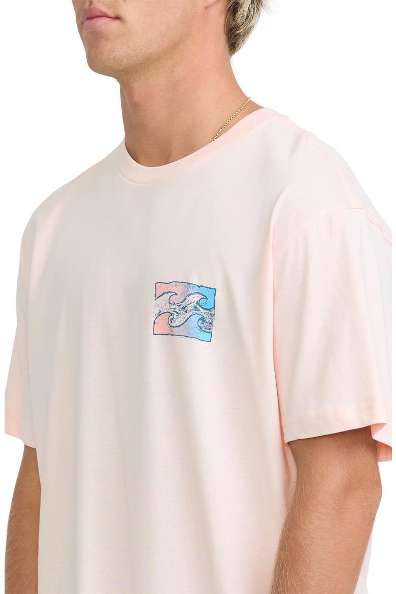 Crayon Wave Premium Cotton Graphic T-Shirt, Alternate, color, LIGHT PINK