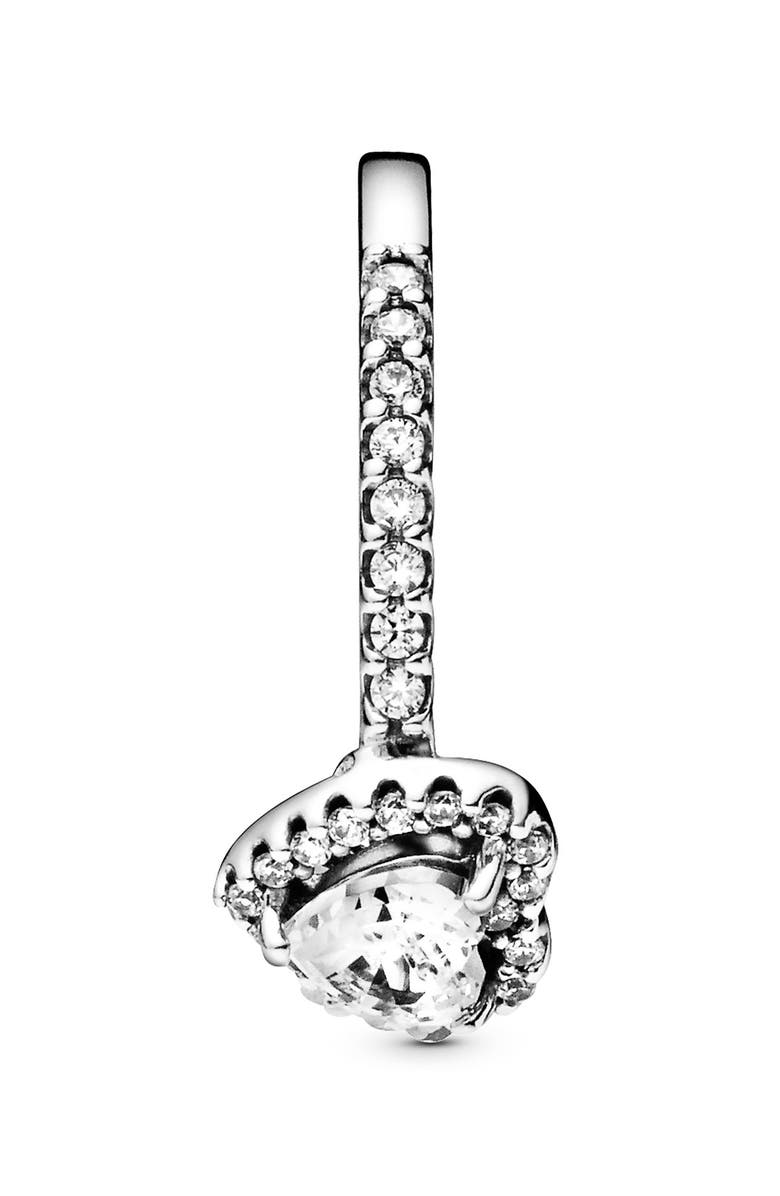 PANDORA Elevated Heart Ring, Alternate, color,