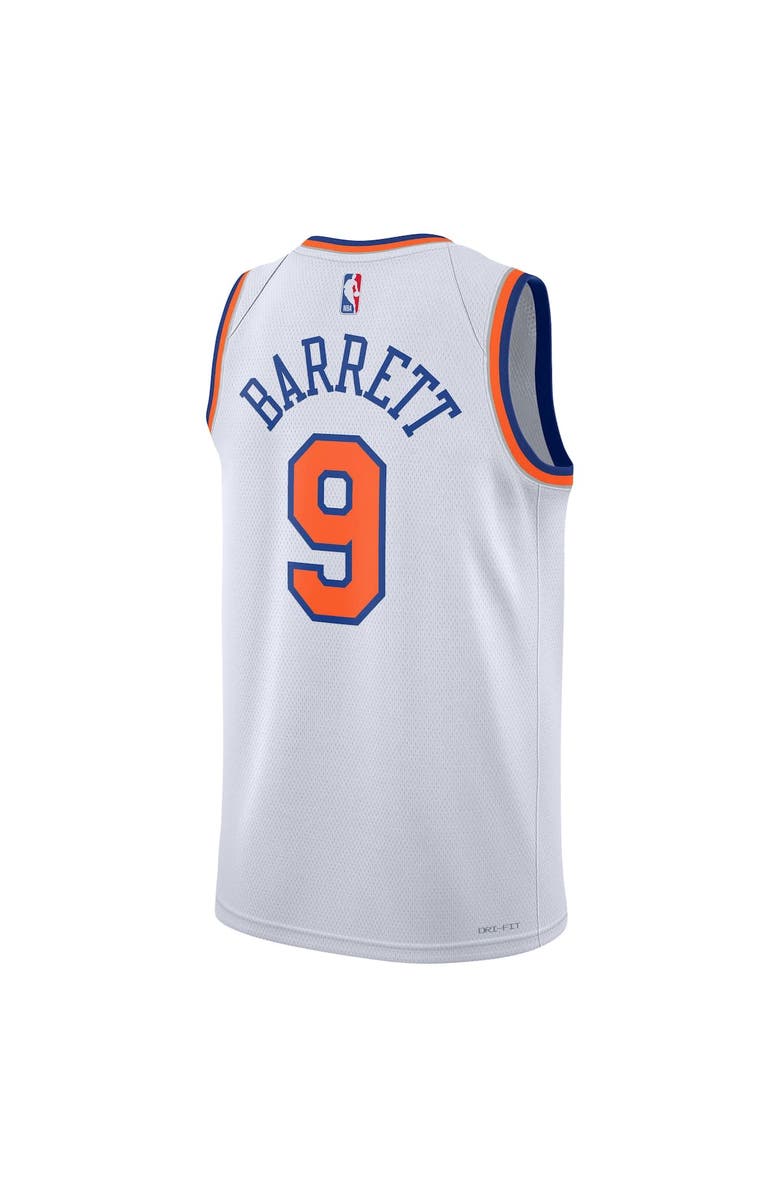 Nike Unisex Nike RJ Barrett White New York Knicks Swingman Jersey - Association Edition, Alternate, color, 