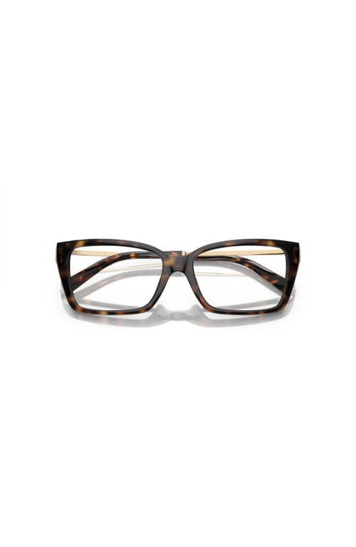 Tiffany & Co . 52mm Rectangle Optical Glasses In Brown
