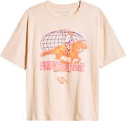 The Forecast Agency Cowboy Bliss Crop Cotton Graphic T-Shirt