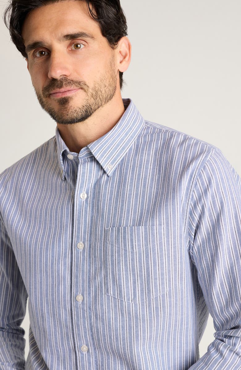 Bonobos Everyday Slim Fit Stripe Cotton Button-Down Oxford Shirt, Alternate, color, Dexter Oxford Stripe C9
