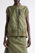 Sacai Nylon Twill Bomber Vest