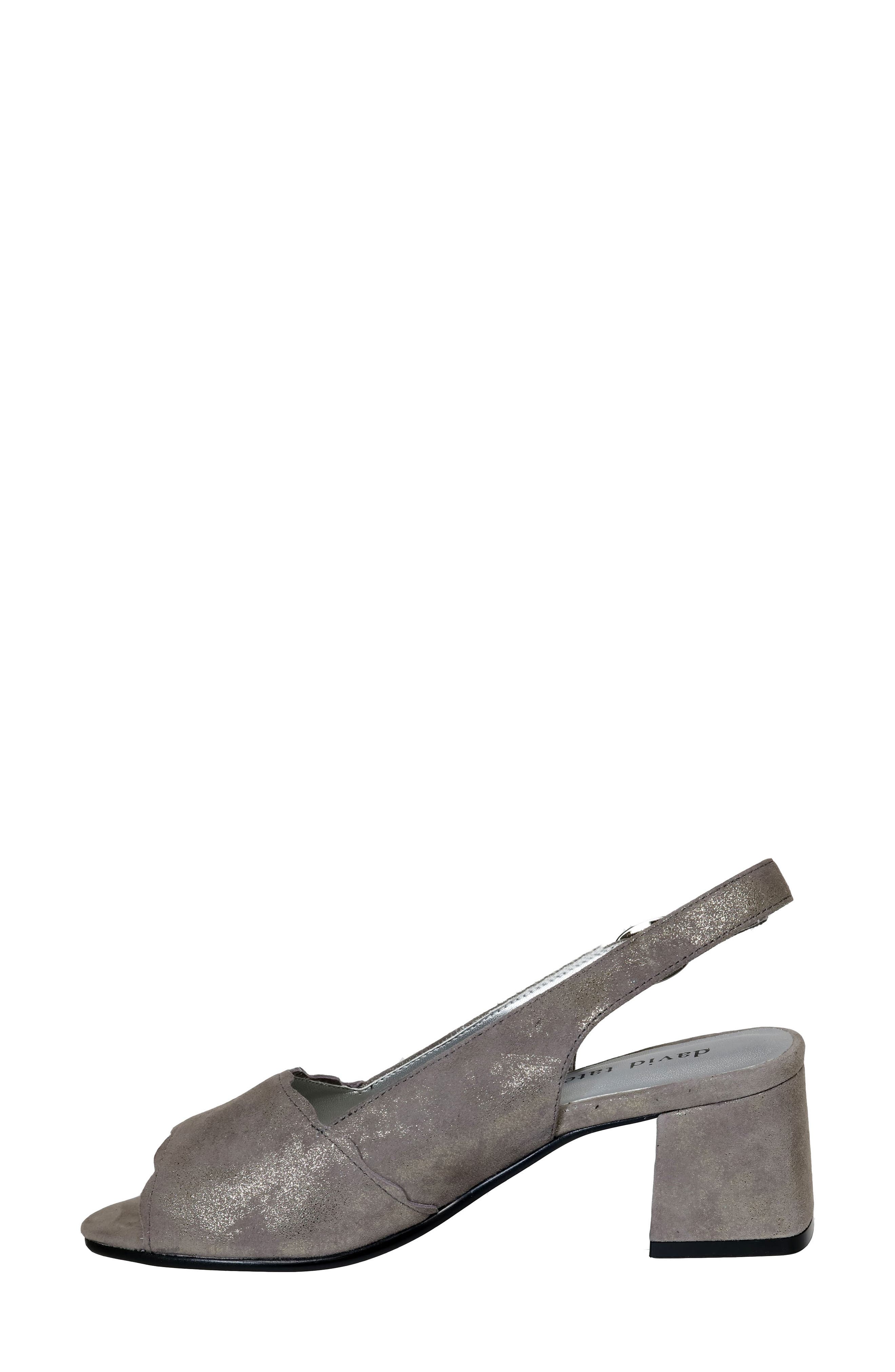 Dale Slingback Sandal, Alternate, color, GRAY SUEDE